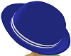 bowler hat blue