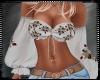 Grey Embroidered Top
