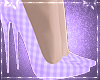 Gingham Queen Purp Heels