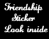 [KT] Friendship sticker
