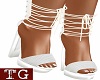 White Glam Heels