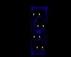 Black Blue Wall Candles