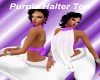 Purple Halter Top