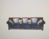 rainbow leather couch