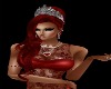 Red Hair W/Silver Crown