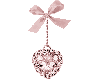 Pink Diamond Heart Chain
