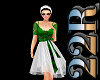 Green top white