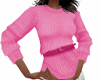 *N*  Pink sweater w/belt