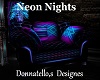 neon night chair