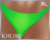 K green bikini bottom RL