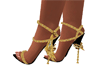 gold Luxury heels