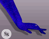 S-Nancy  Gloves Blue