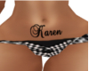 Karen Belly Tattoo