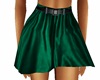 Green Satin Skirt