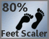 80% Feet Scaler