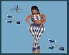 Blue&WhiteChecker Outf