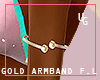 Gold ArmBand  F-L  *UG