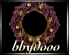 Gold Purple Xmas Wreath