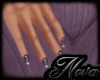 Purple Stiletto Nails