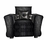 black leather chair