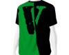 Black Green Shirt