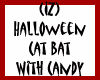 Cat Bat With Candy Decor