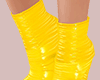 Latex Boots Yellow