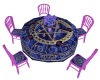 purple wiccan table