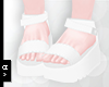 Ⓐ White Plat Sandals