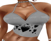 Grey Corset W/Hearts