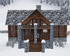 WINTER LOG CABIN HOME