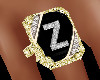 Diamond & Gold Ring "Z"