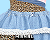 Denim Y2K skirt