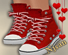 Red & White Sneakers