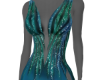 F Turquoise Dress