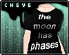 c. the moon has phases 2