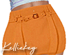 RL Orange Mini skirt