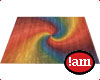 !am rainbow swirl rug