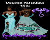 Dragon Valentine Teal