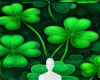 Green clover background