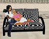 Zebra Love Seat