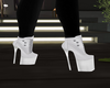 [JR] White Stilleto Boot