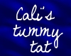 Cali's Tummy tat.