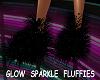 Fluffies BlK Sparkle *F