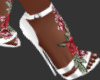 shoes with roses