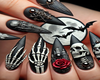 Halloween manicure UA