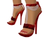Red Swarovski Heels