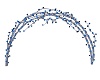 Blue Dreams Lighted Arch