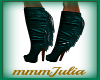 Fringed Boots Teal4b