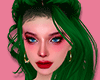 (MD) Green long hair